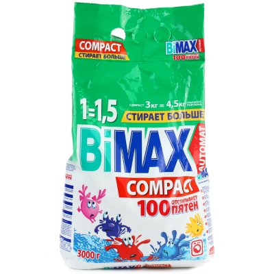 УД Стиральный порошок BiMax 3кг 100пятен