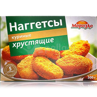 Нагетсы куриные Морозко 300г хрустящие