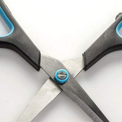 Ножницы канцелярские с пластиковыми прорезиненными ручками 19см OfficeSpace, арт. 264903