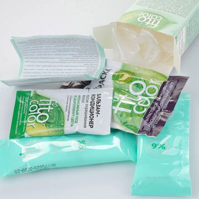 Крем-краска стойкая без аммиака Fito Color 3.2 баклажан 50мл