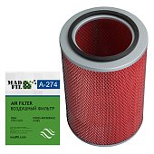 Фильтр воздушный MADFIL A-274 (OEM 17801-2070)
          Артикул: A-274