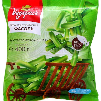 Vegepack Фасоль резаная  400г 