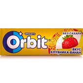 Orbit Клубника банан 14г