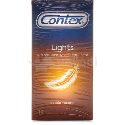 Презервативы CONTEX Lights особо тонкие (12шт)