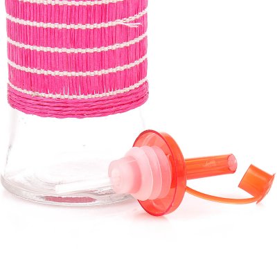 Бутылка для жидкостей розовая арт. 21608