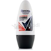 Антиперспирант жен REXONA шарик Антибактериальная+Невидимая на черном и белом 50мл