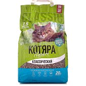 Наполнитель для кошачьих туалетов комкующийся Котяра 8,4кг (20л)