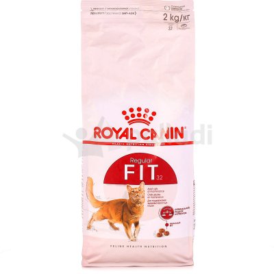 Royal Canin Fit 32 Корм для кошек для активных кошек, имеющих доступ на улицу 2 кг