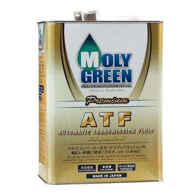 Масло трансмиссионное MOLYGREEN PREMIUM ATF 4л синтетическое
          Артикул: 470164