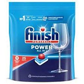 Таблетки для посудомоечной машины Finish Power 25таб