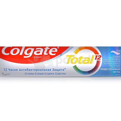 Зубная паста Colgate Total 12 Профессиональная чистка 75мл