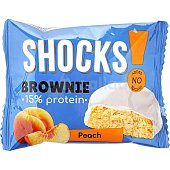 Бисквит Fitnes SHOCK 50г брауни персик