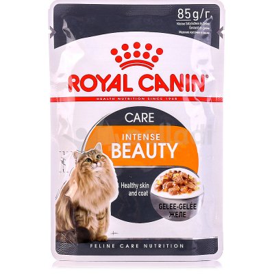 Royal Canin Intense Beauty Корм для взрослых кошек в желе 85г