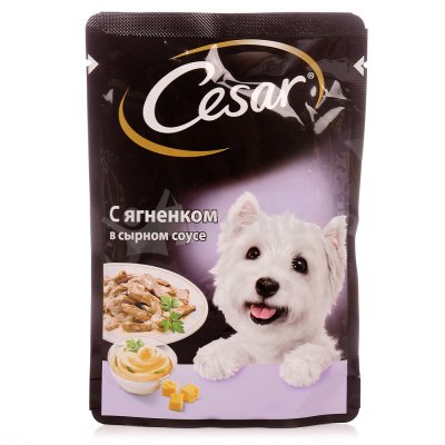 Корм для собак Cesar 100г ягненок в сырном соусе