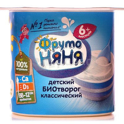 Творожок Фруто Няня 5% 100г классический