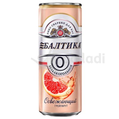 Пиво Балтика безалкогольное 0.33л ж/б грейпфрут