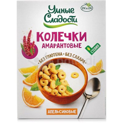 Умные Сладости Др-Амарант амарантовые 150г Апельсиновые