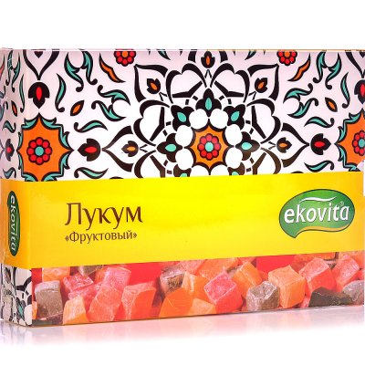 Лукум ECOVITA 225г Фруктовый