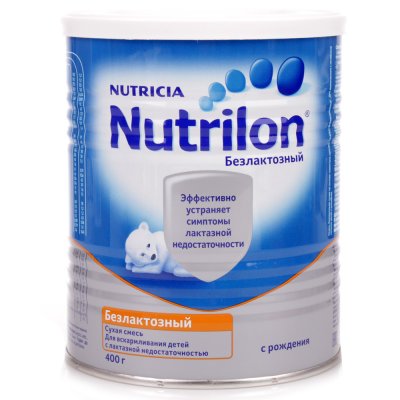 Молочная смесь NUTRILON 400г № 1 безлактозный с рождения