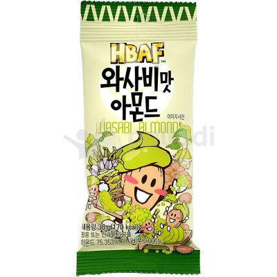 Миндаль Wasabi Almond 30г со вкусом васаби  