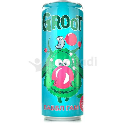Напиток газированный Groot Баббл Гам 330мл ж/б