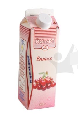Йогурт Утро Родины 500мл вишня 2%