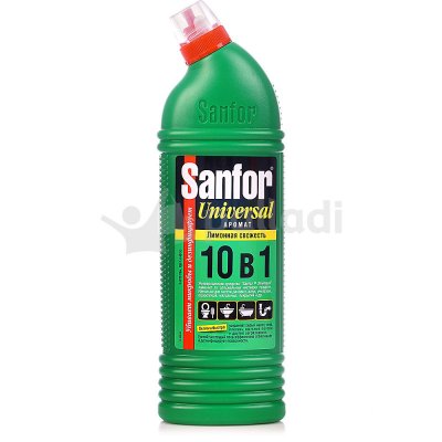 Чистящее средство Sanfor Universal 10в1 Лимонная свежесть 1л