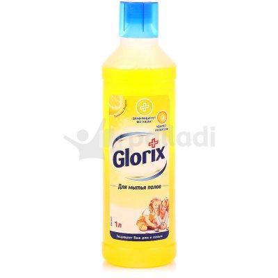 Средство для мытья полов GLORIX 1л Лимонная энергия