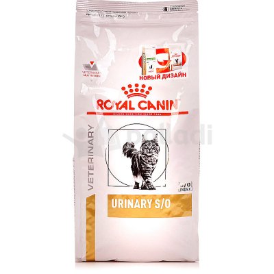 Royal Canin Urinariy S/O LP 34 Корм для кошек для профилактики образования мочевых камней 1,5кг