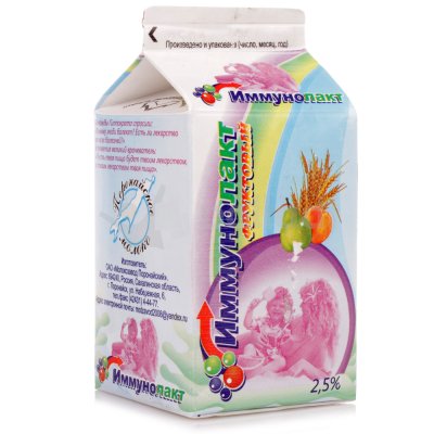 Иммунолакт 2,5% 450г фруктовый Молокозавод Поронайский - выпуск прекращен!!!!!