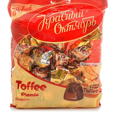 Конфеты Красный Октябрь 250г Toffe премио 1/9