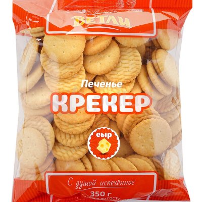 Крекер Ветли 350г с сыром 1/8