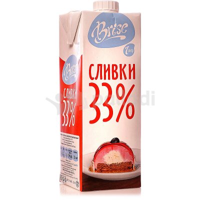 Сливки BRISE 33% 1000мл