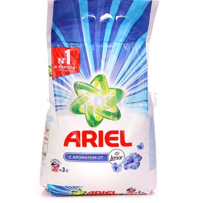 Стиральный порошок ARIEL с ароматом от Lenor 3кг