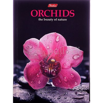 Бизнес-блокнот Hatber Орхидея матов ламинация 3D лак А6 80л