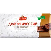 Шоколад диабетический Спартак 85г горький с изомальтом