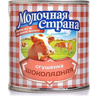 Сгущенка с какао Молочная страна 380г ж/б 