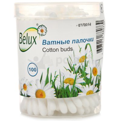 Палочки ватные BELUX 100шт