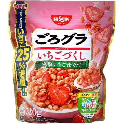 Фруктовая гранола Nissin Cisco Rich Strawberry 320г