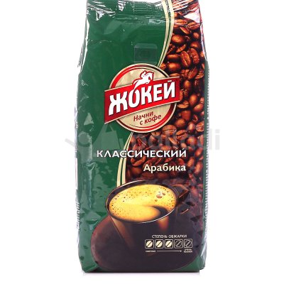 Кофе Жокей 500г Классический в/с зерно