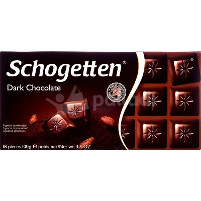 Шоколад Schogetten 100г темный