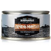 Печень минтая 185г по-приморски Доброфлот