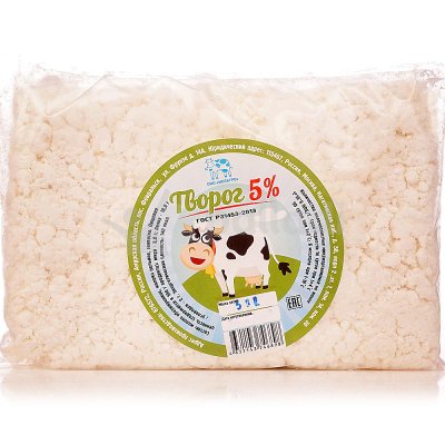 Творог 5% 500г ООО МОЛАГРО
