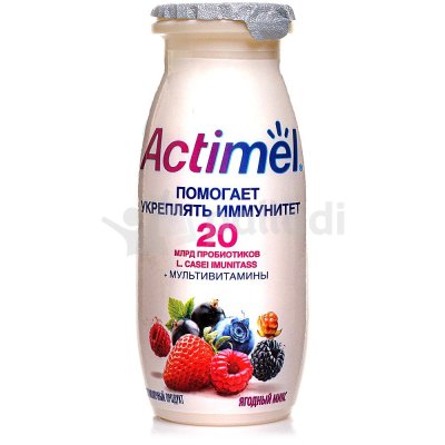 Напиток кисломолочный Actimuno 100г ягодный микс Danone