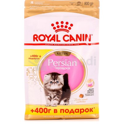 Royal Canin Kitten Persian Корм для котят в возрасте до 12 месяцев 400г+400г