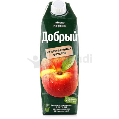 Сок Добрый 1л Персик/яблоко