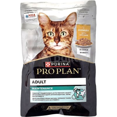 Корм Purina Pro Plan 85г для взрослых кошек с курицей
