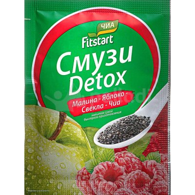 Смузи Detox Fitstar 20г малина-яблоко-свекла-чиа