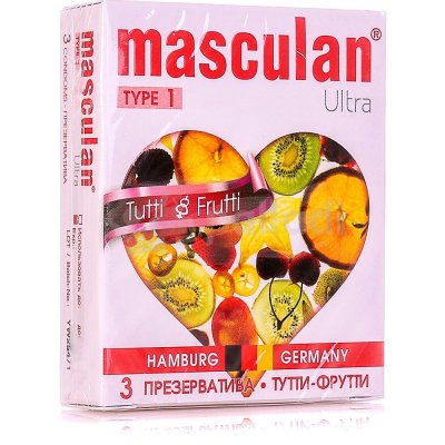 Презервативы Masculan Ultra1 Tutti Frutti (3шт)