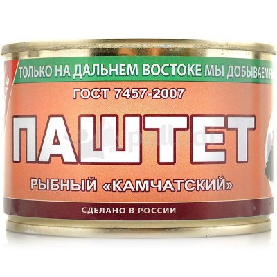 Паштет рыбный Камчатский 250г 